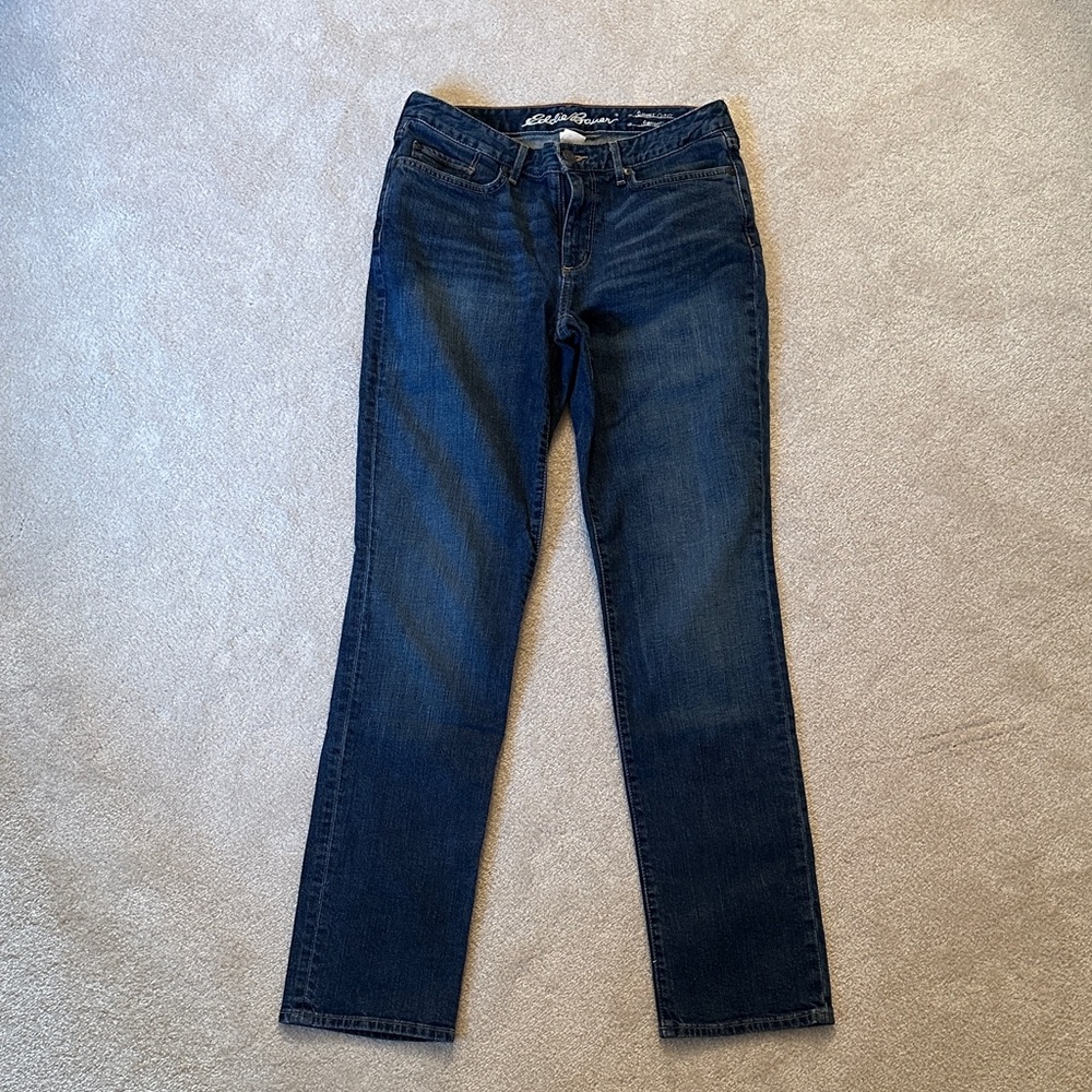 Eddie Bauer Dark Blue Straight Leg Jeans